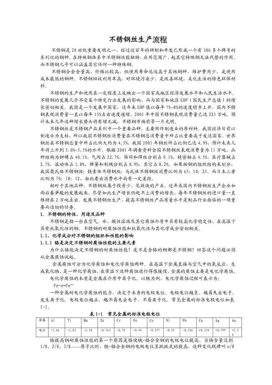 不锈钢生产流程详解.doc_第1页