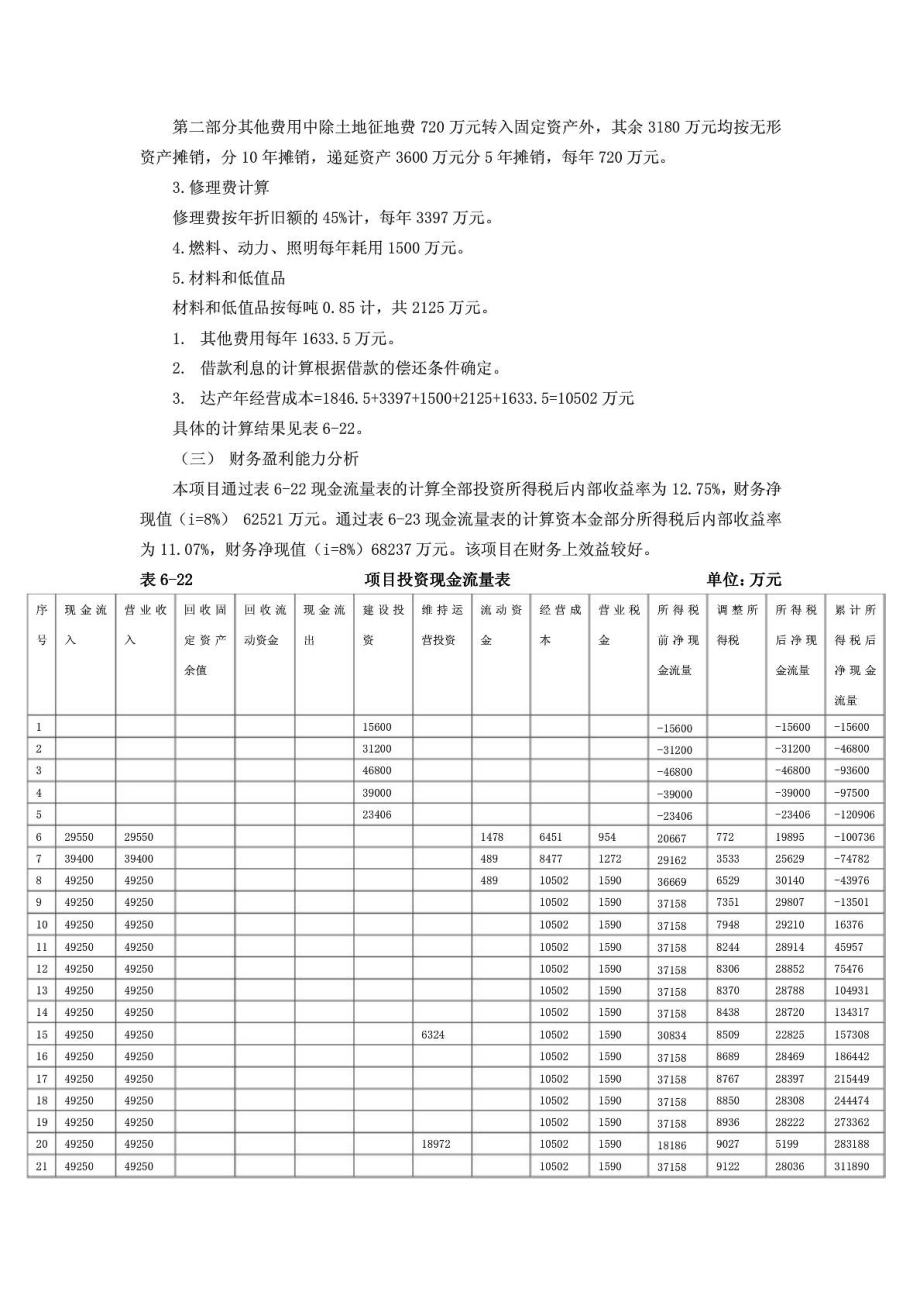 案例分析——港站建设项目的财务分析.doc_第3页