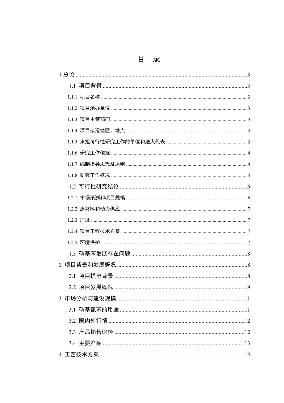 混酸硝化氯苯制备混合硝基氯苯项目可行性研究报告.doc_第2页