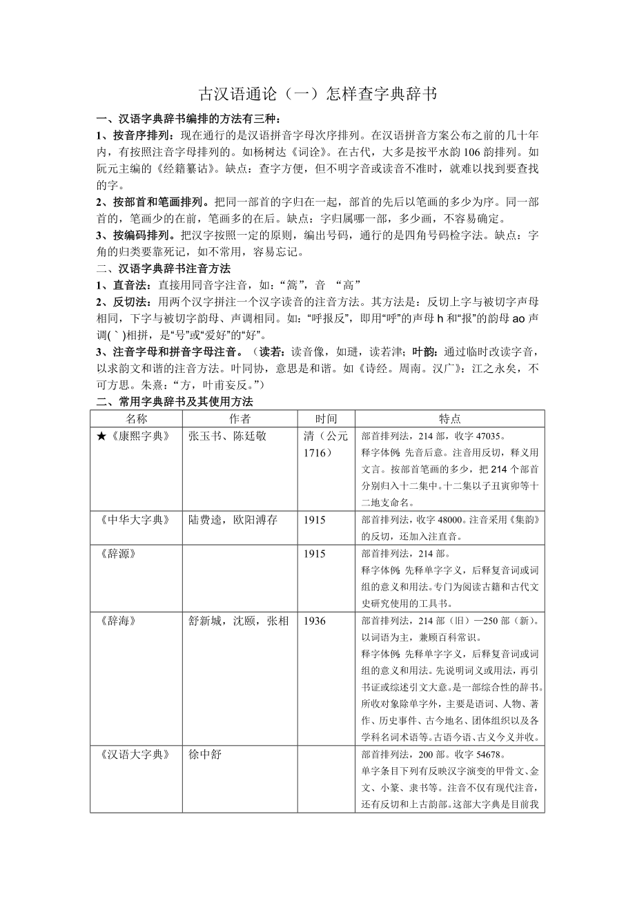 文学院考研古代汉语考研笔记(个人整理).doc_第1页