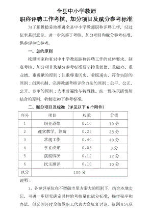 教师职称评聘赋分标准.doc