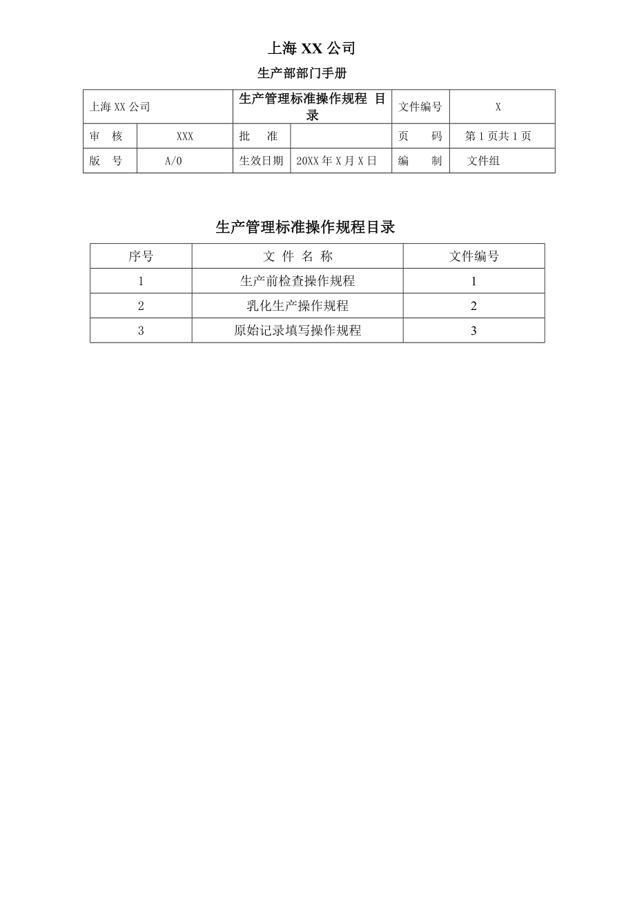 化妆品生产管理标准操作规程.doc_第1页