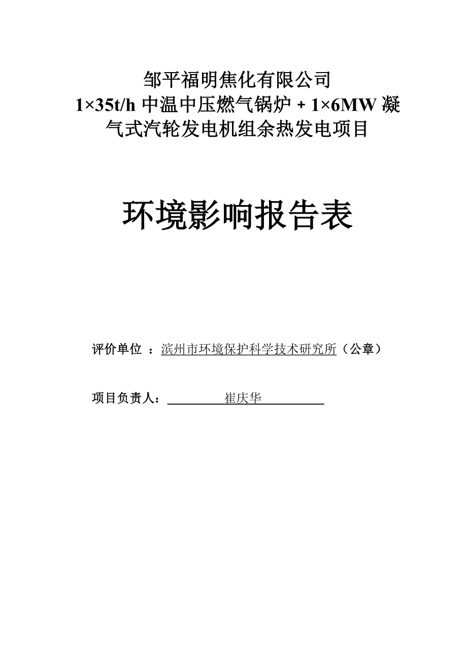 环境影响评价报告公示：中温中压燃气锅炉﹢MW凝气.doc_第3页