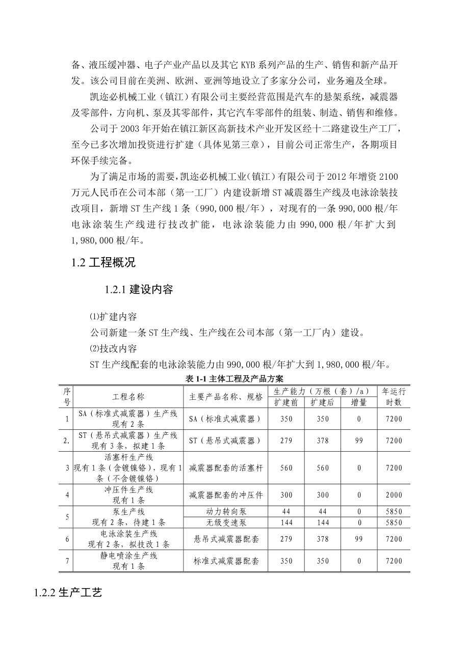 凯迩必机械工业（镇江）有限公司新增ST减震器生产线及电泳涂装技改项目环境影响评价报告书.doc_第3页