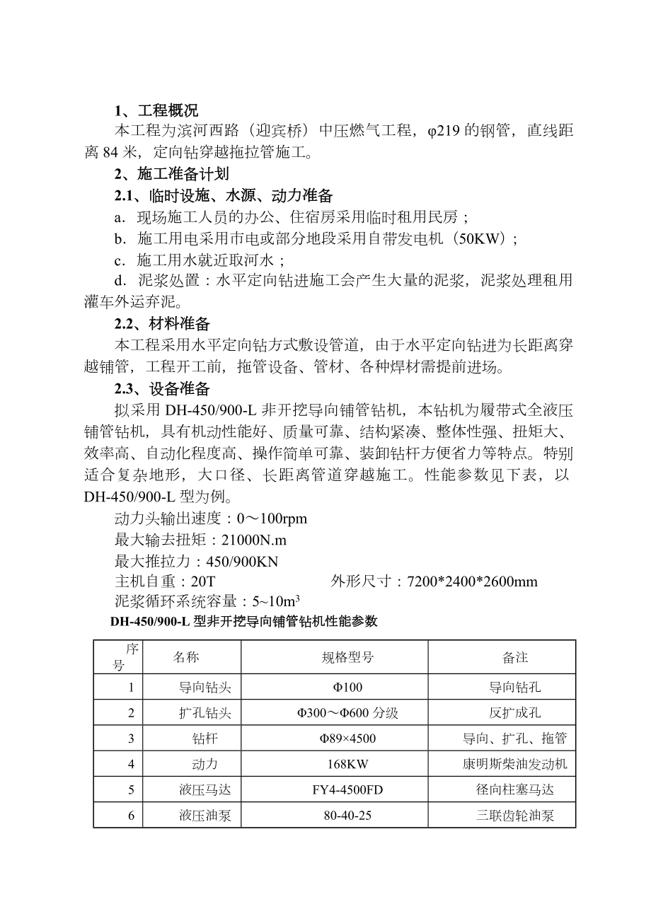 水平定向钻穿越施工方案.doc_第2页