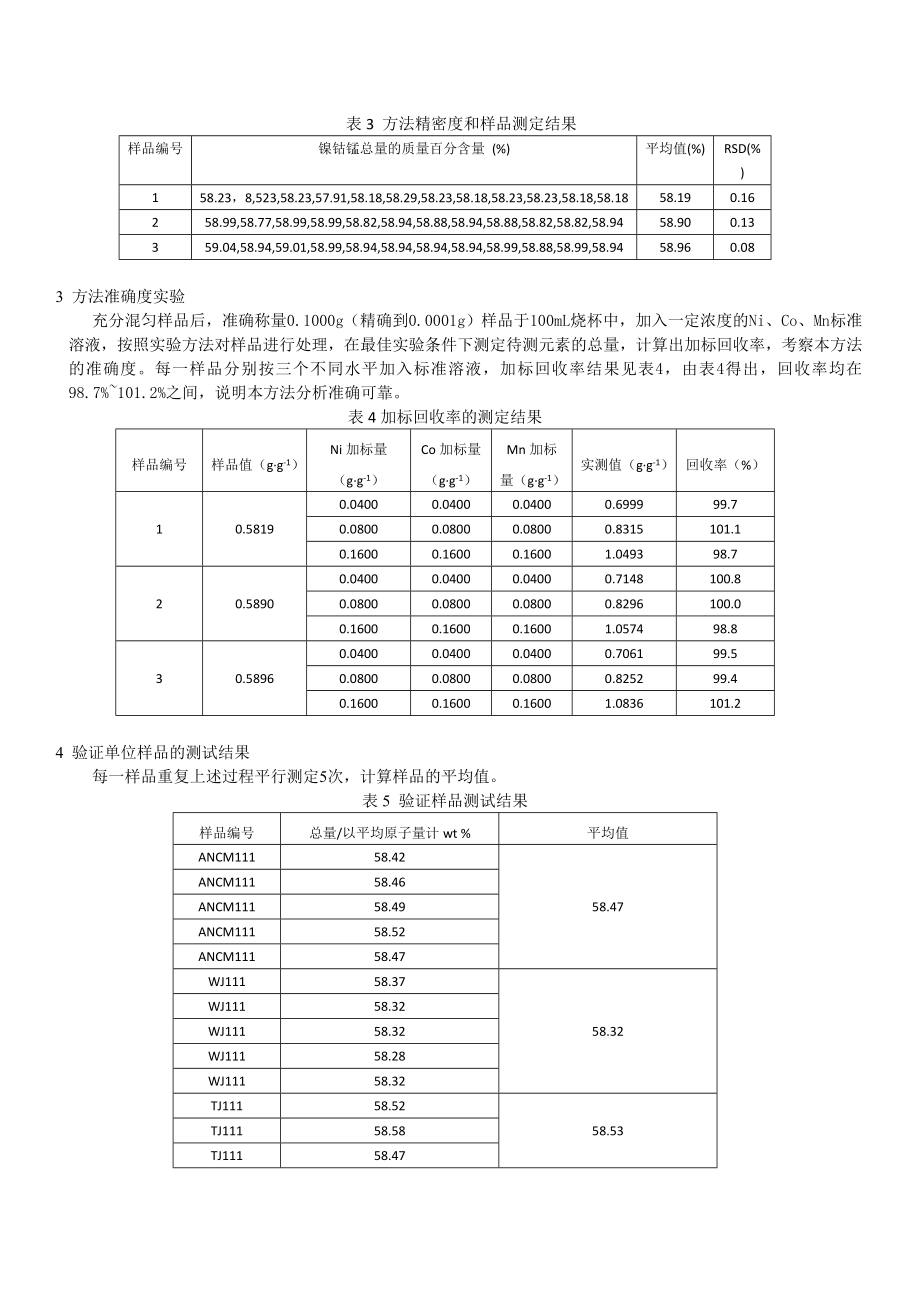 镍钴锰酸锂化学分析方法第1部分中国有色金属标准质量信息网.doc_第3页