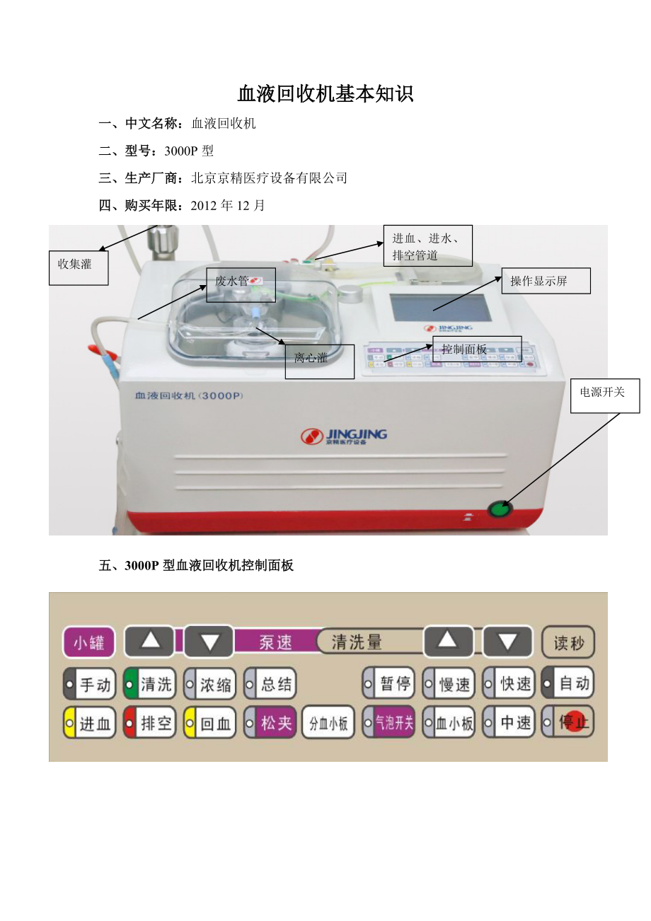 最新自体血液回收机操作流程与注意事项资料.doc_第1页