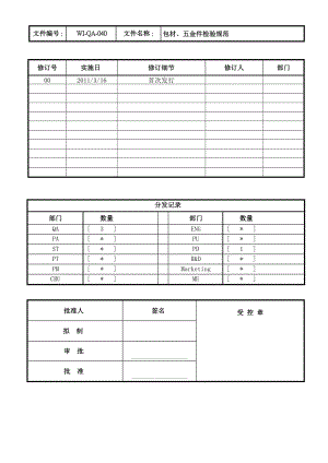 包材、五金件检验规范.doc