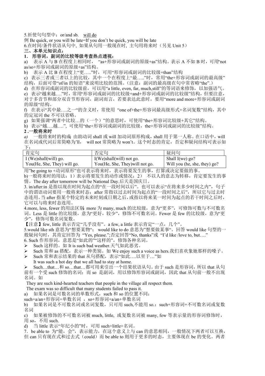 新目标英语八年级下知识归纳和重点词汇解析.doc_第3页