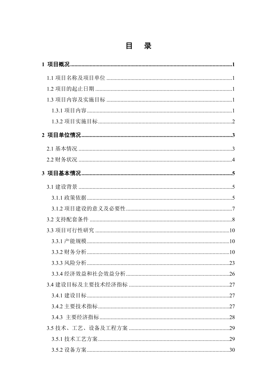 bopp生产线技术改造资金可行性研究报告.doc_第1页