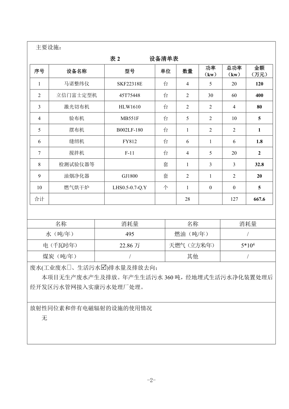 环境影响评价报告全本公示简介：1新建十字绣基布加工项目仪征经济开发区仪征金鹰纺织有限公司经济开发区分公司南京源恒环境研究所有限公司12.88524.doc_第3页