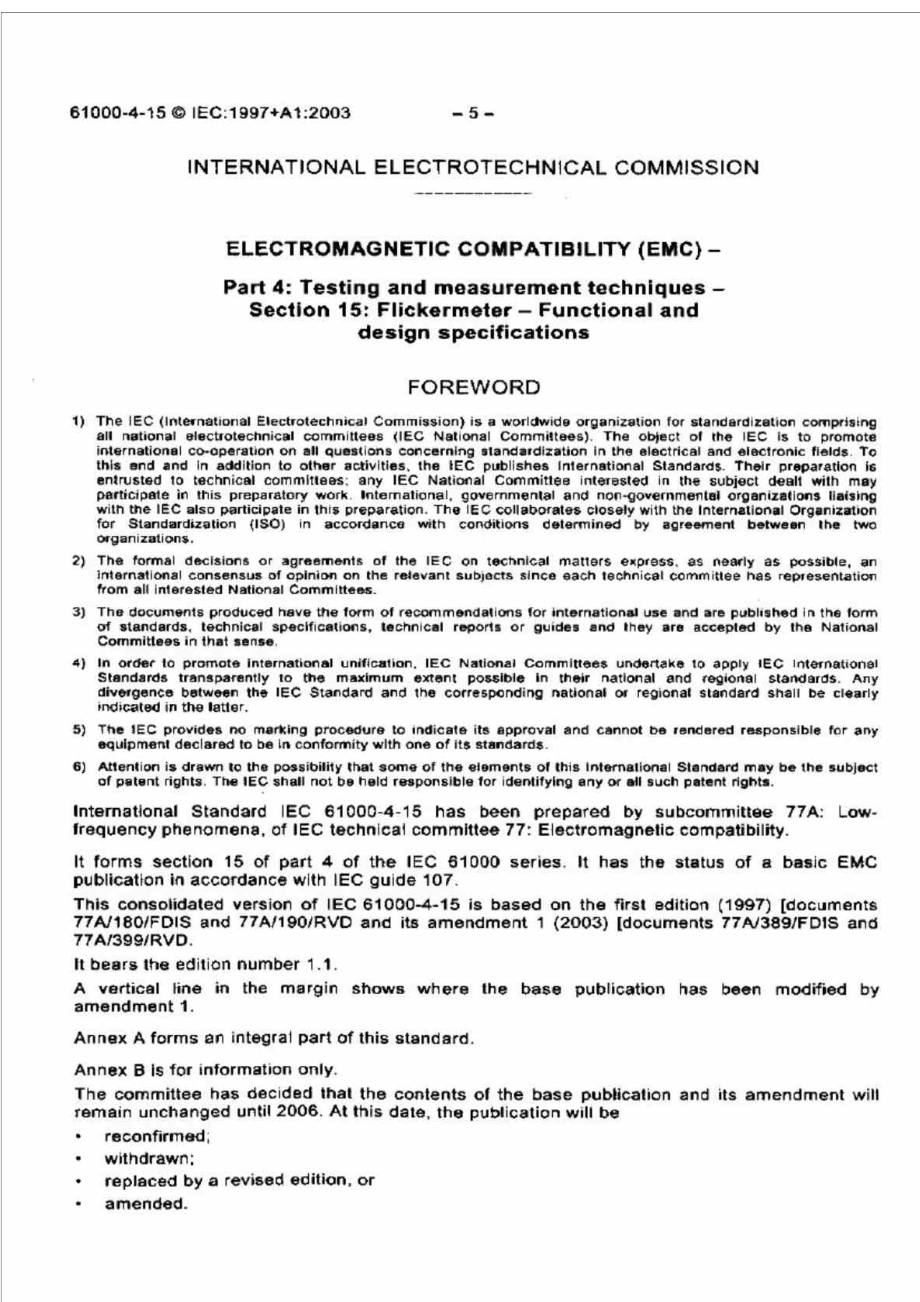 IEC61000415FlickermeterFunctionalanddesignspecifications.doc_第3页