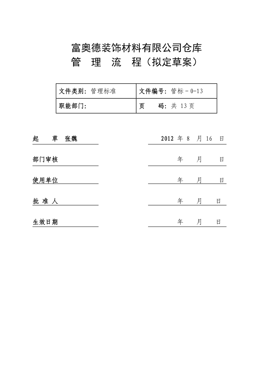 材料仓库管理流程.doc_第1页