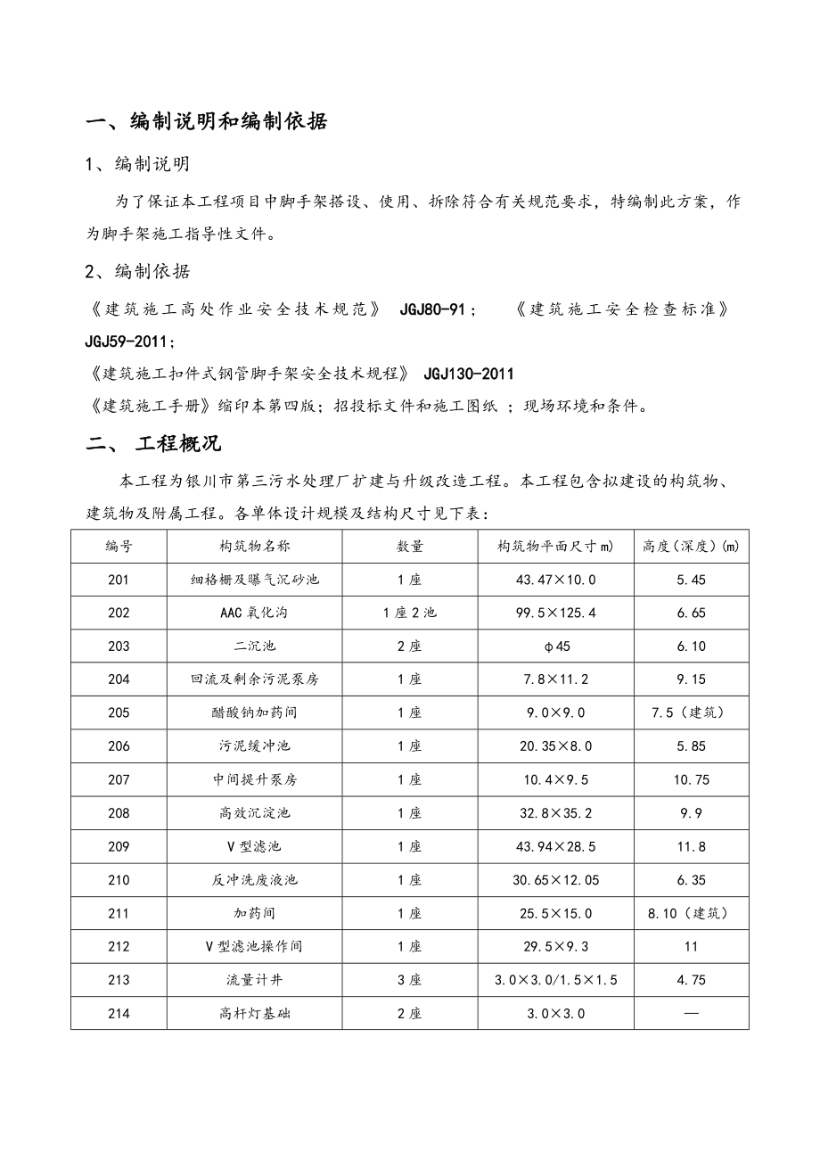 污水处理厂脚手架专项施工组织方案.doc_第2页