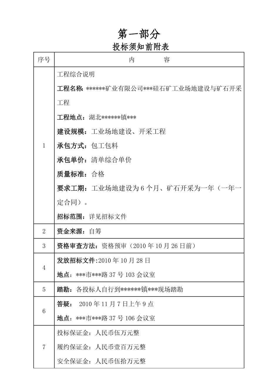 硅石矿工业场地建设与矿石开采工程招标文件.doc_第2页