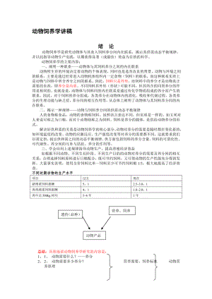 【畜牧课件】动物饲养学电子教案.doc