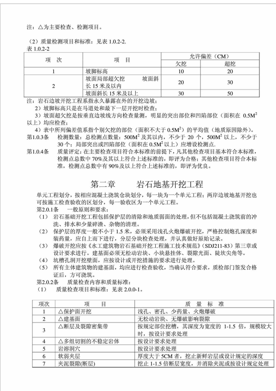 水利水电基本建设工程单元工程质量等级评定标准水工建筑工程SDJ249.188 （试行）.doc_第3页