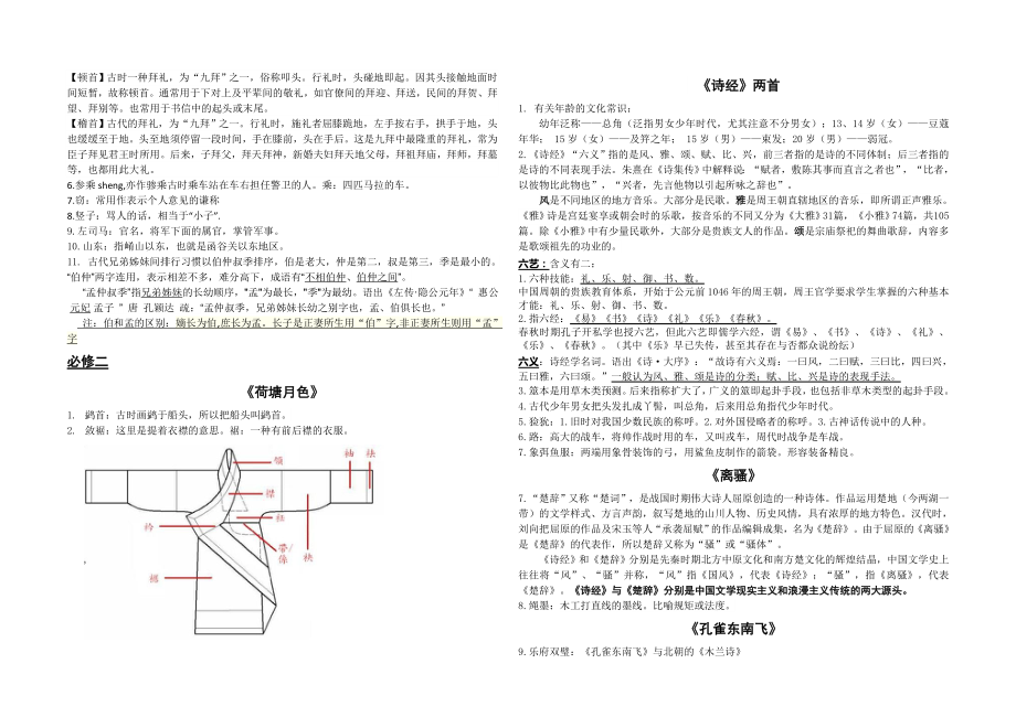 最新修订版语文必修一至必修五文化常识整理.doc_第3页