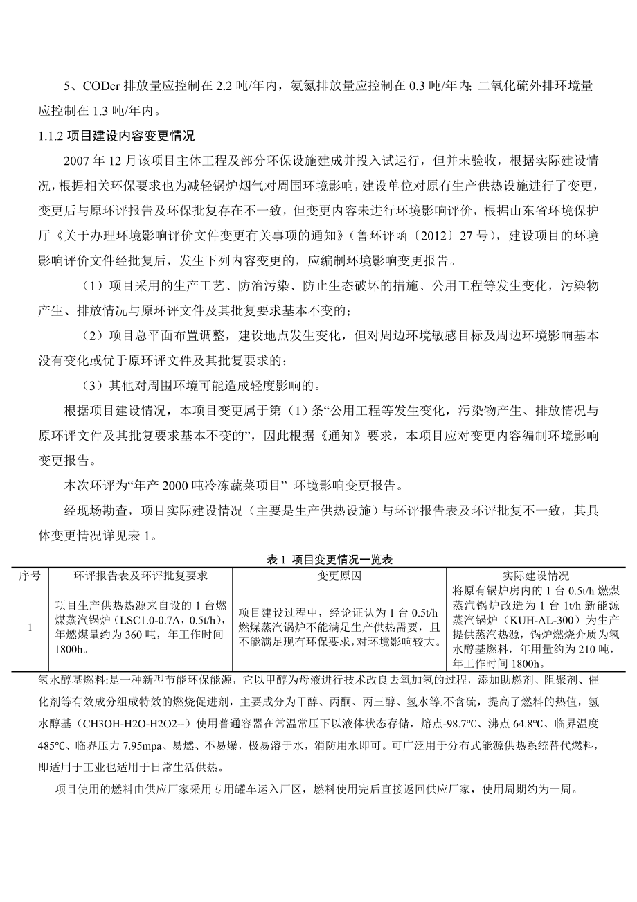 环境影响评价报告公示：青岛万福集团股份小时燃煤蒸汽锅炉变更为小时新能源蒸汽锅炉环评报告.doc_第2页