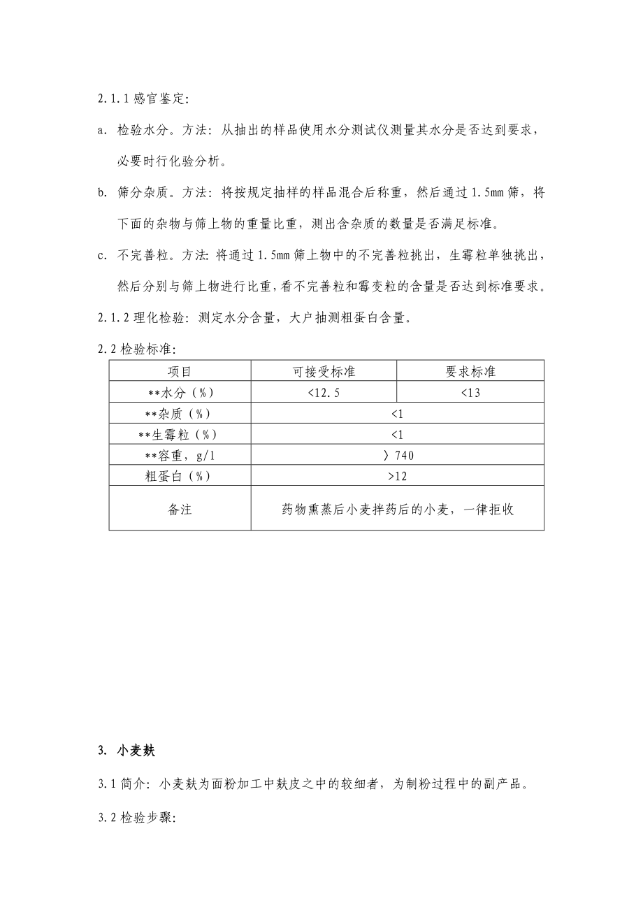 XX公司原料进货检验规范.doc_第3页