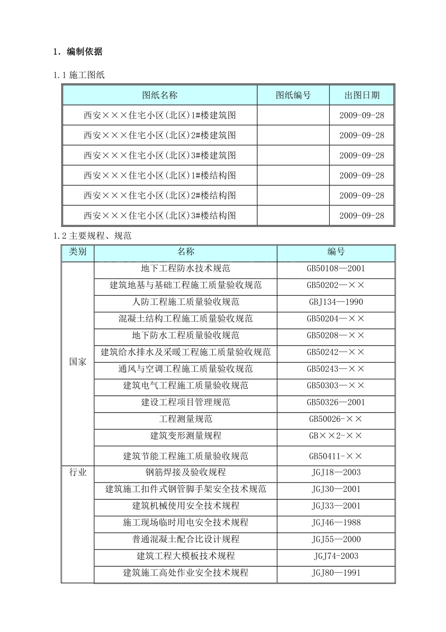 某高层住宅小区基础工程雨季施工方案.doc_第2页