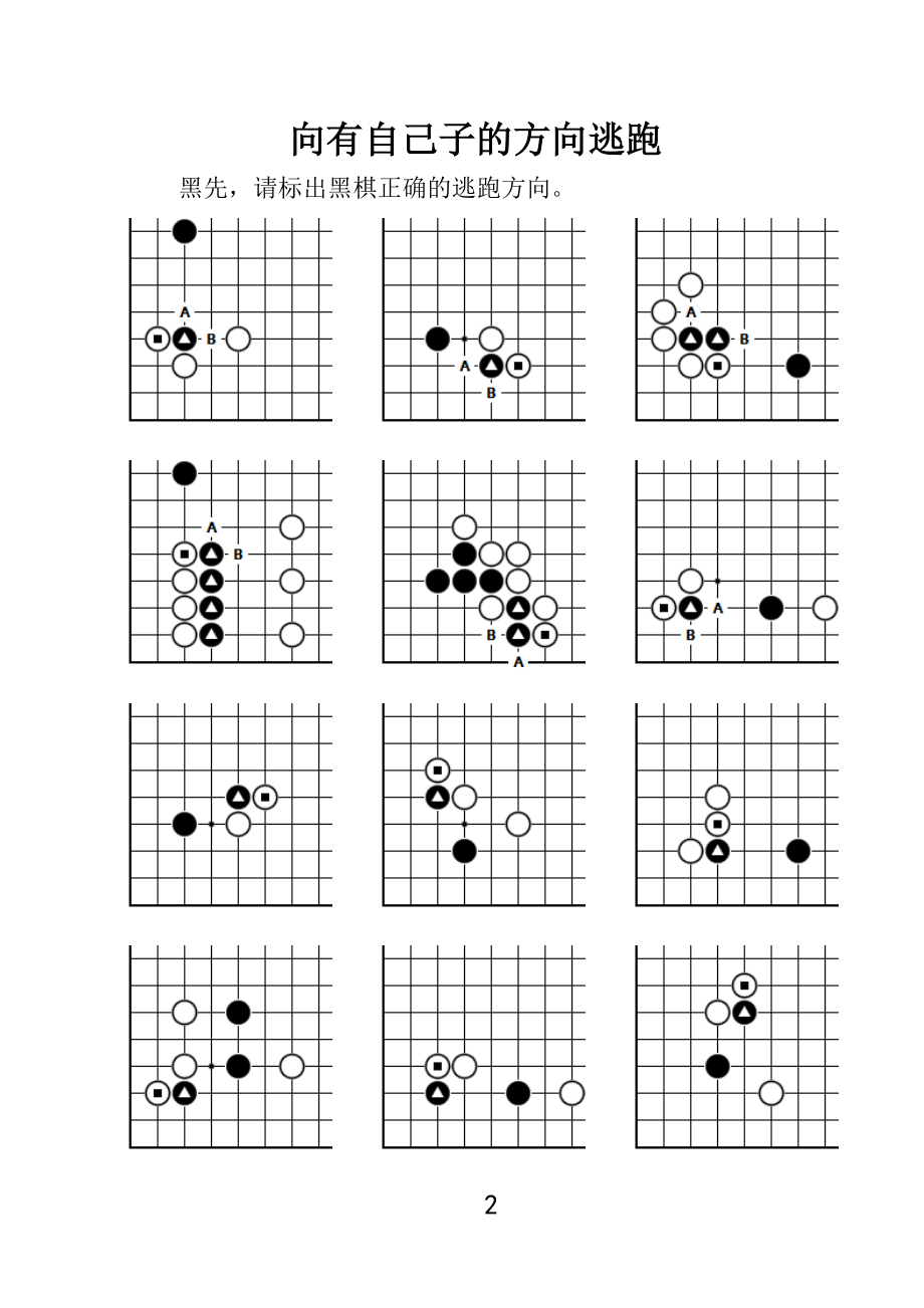 最新围棋习题练习.doc_第2页