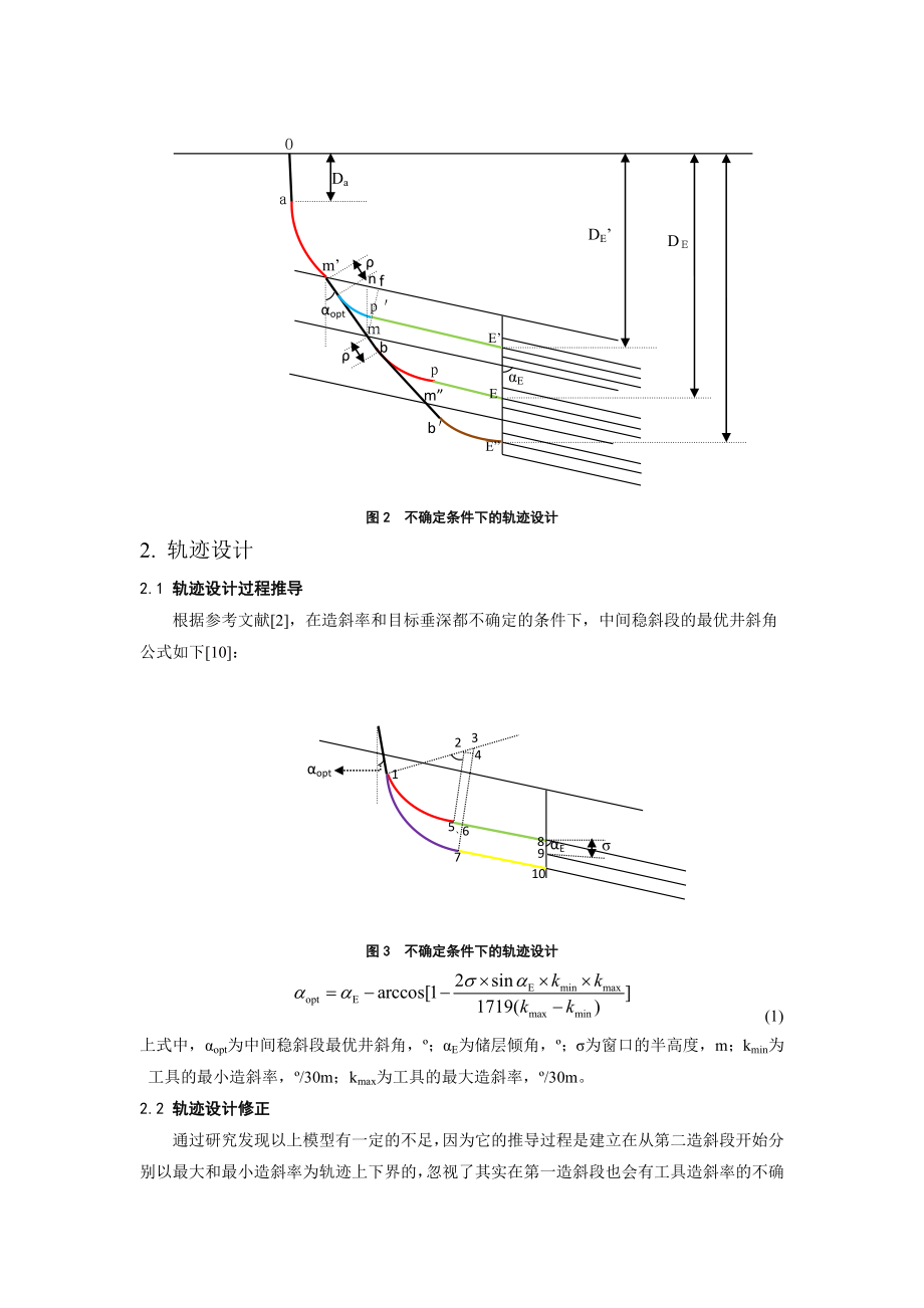 目标垂深和造斜率都不确定条件下的水平井轨迹设计.doc_第3页