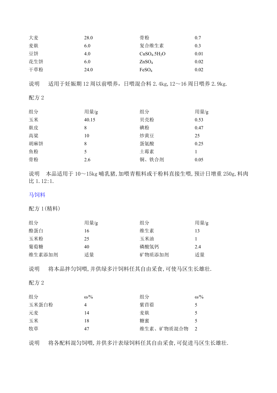 各种动物饲料配方.doc_第3页