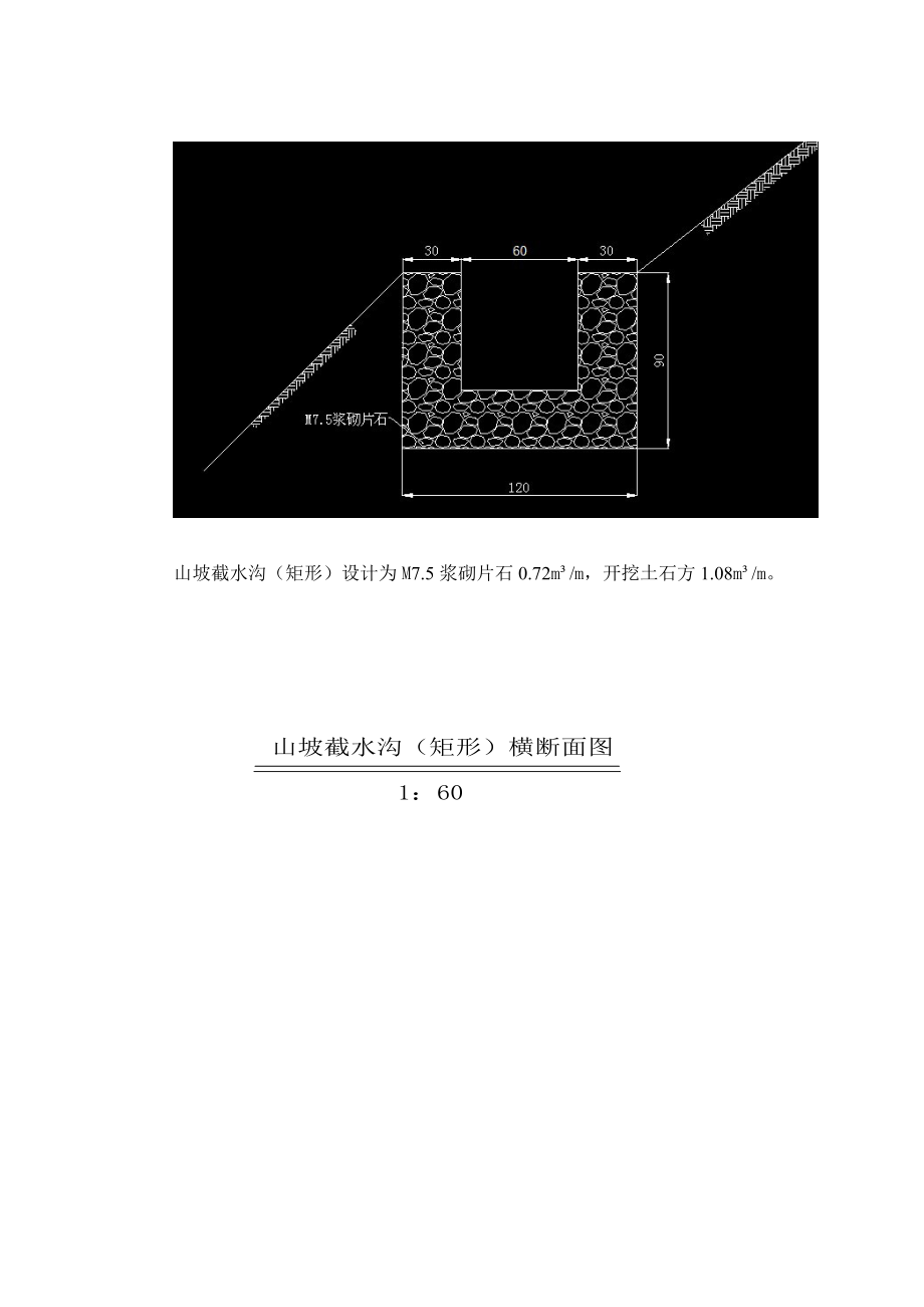 山坡截水沟(矩形)浆砌片石施工技术交底.doc_第2页