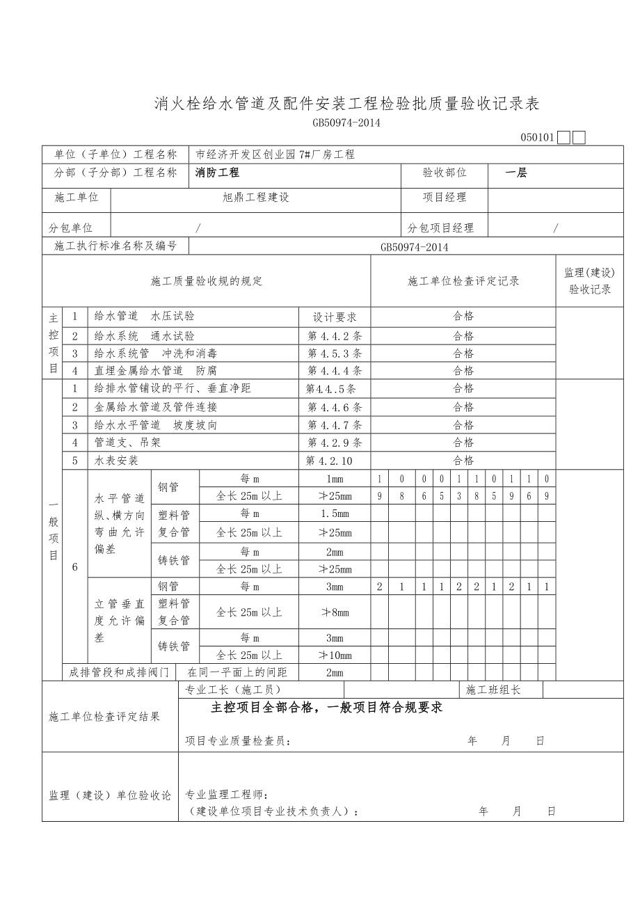 消防的安装资料检验批.doc_第3页