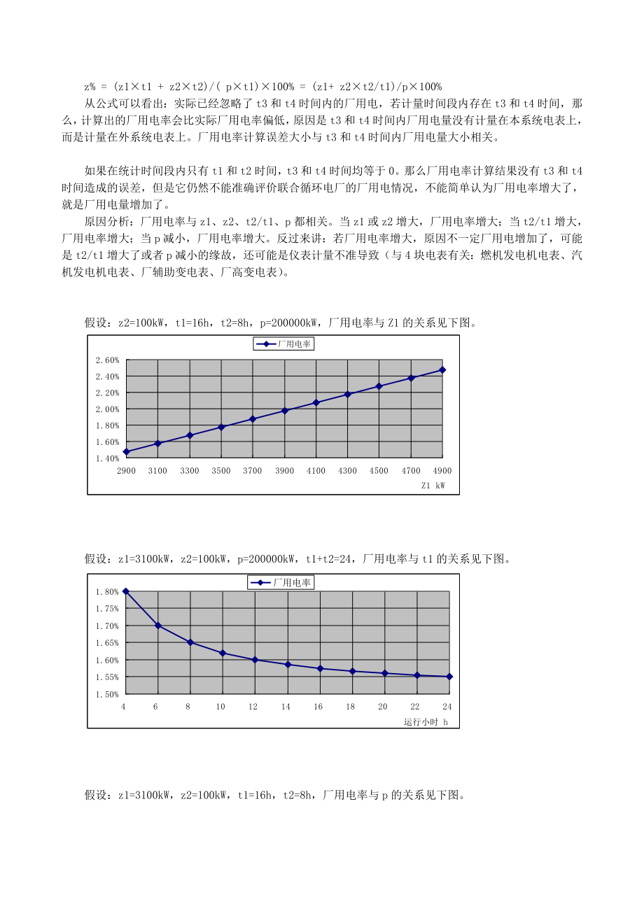 联合循环调峰电厂厂用电评价指标深入分析.doc_第3页