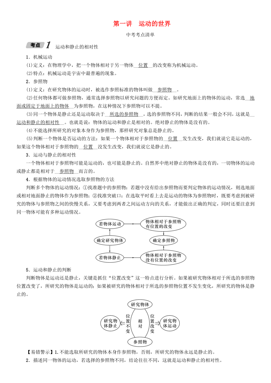 新版沪科版中考物理复习精讲精练汇编.docx_第2页