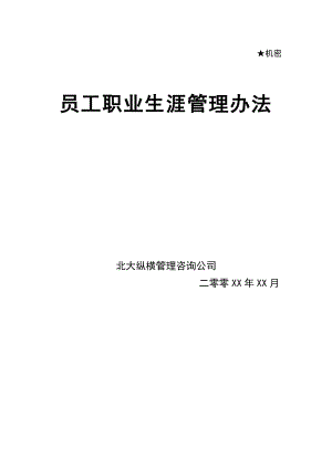 某公司职业生涯规划.doc