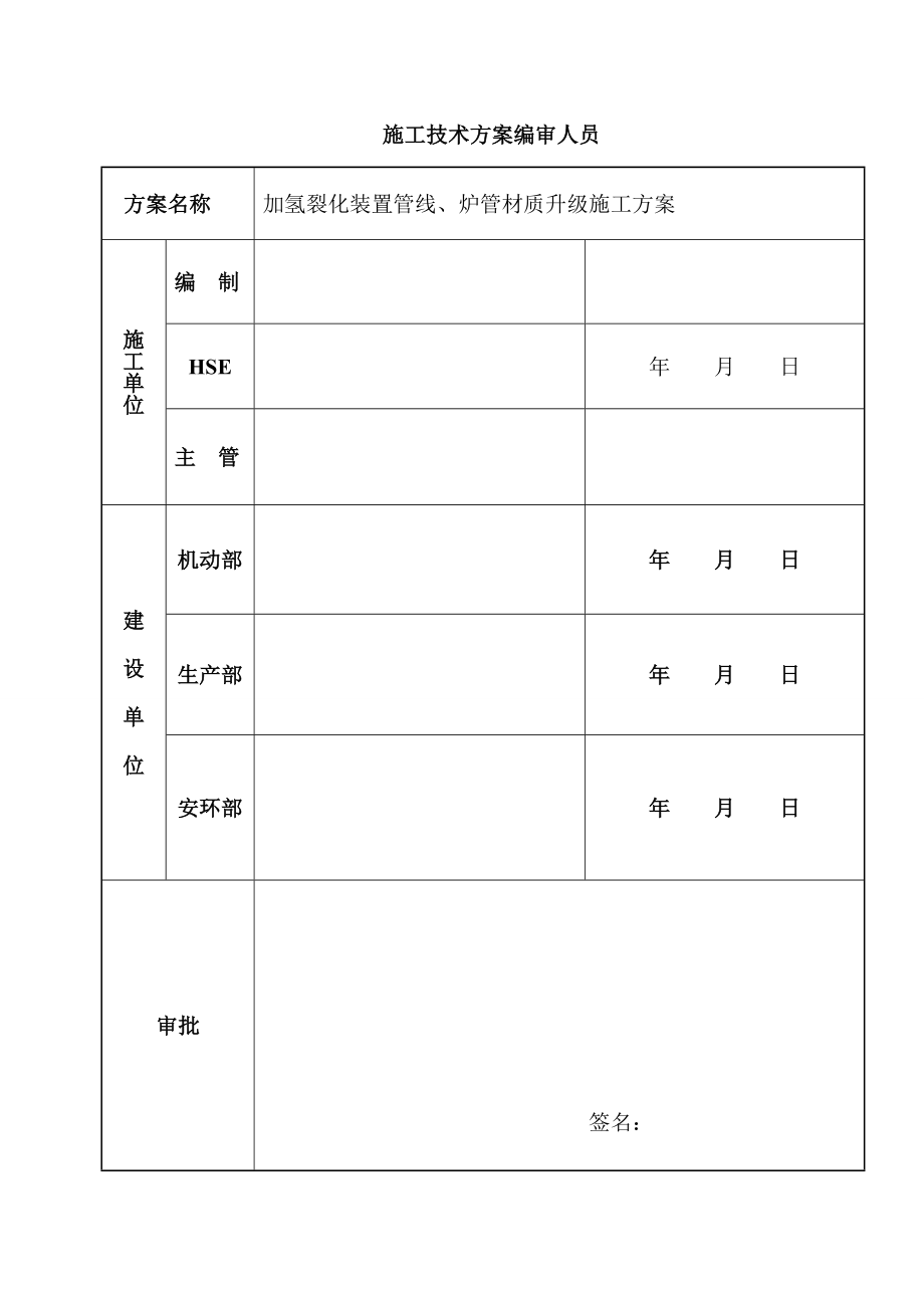 海南炼化加氢裂化装置炉管升级施工方案.doc_第2页