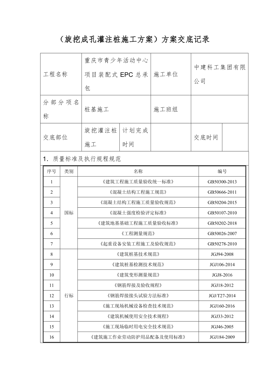 旋挖成孔灌注桩施工方案交底.docx_第1页