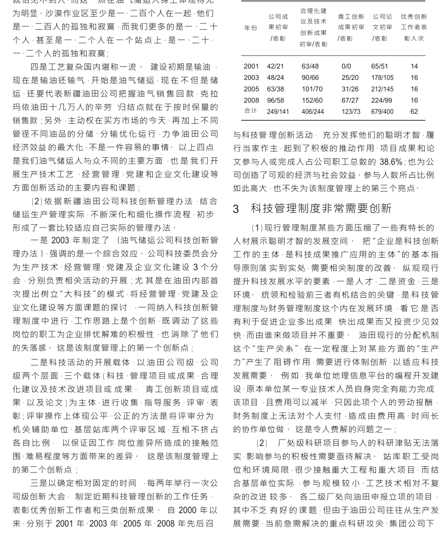 解放思想创新思维开辟油气储运特色的科技管理新局面.doc_第3页