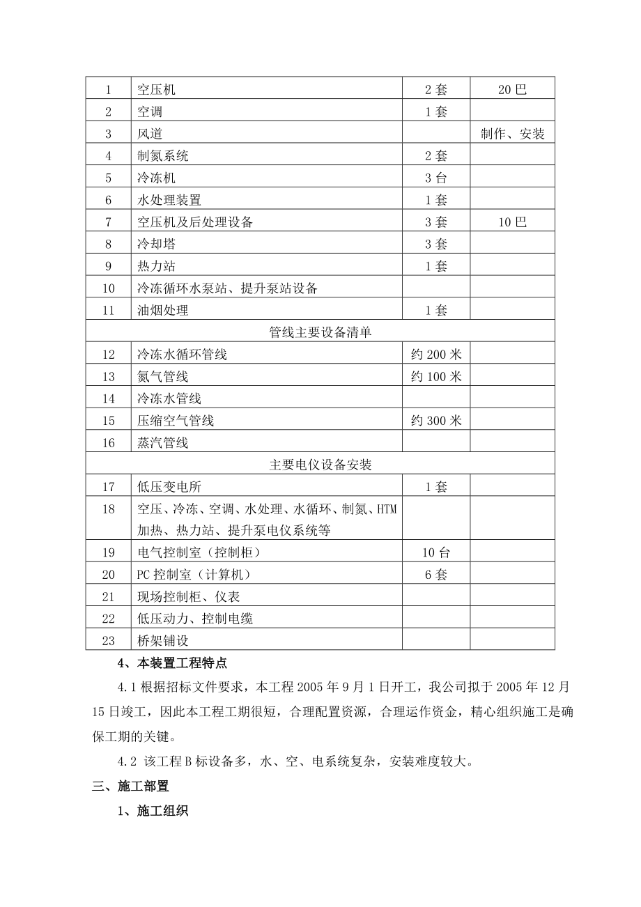 6000吨高模低缩涤纶工业丝项目B标段安装工程施工组织设计.doc_第3页