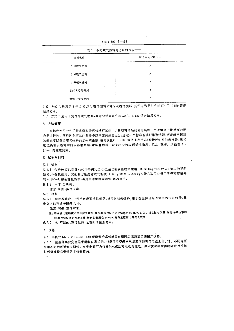 喷气燃料水分离指数测定法（手提式分离仪法） 1.doc_第2页