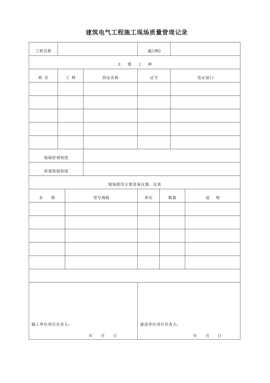 某电气安装-工程竣工验收报告.doc_第3页