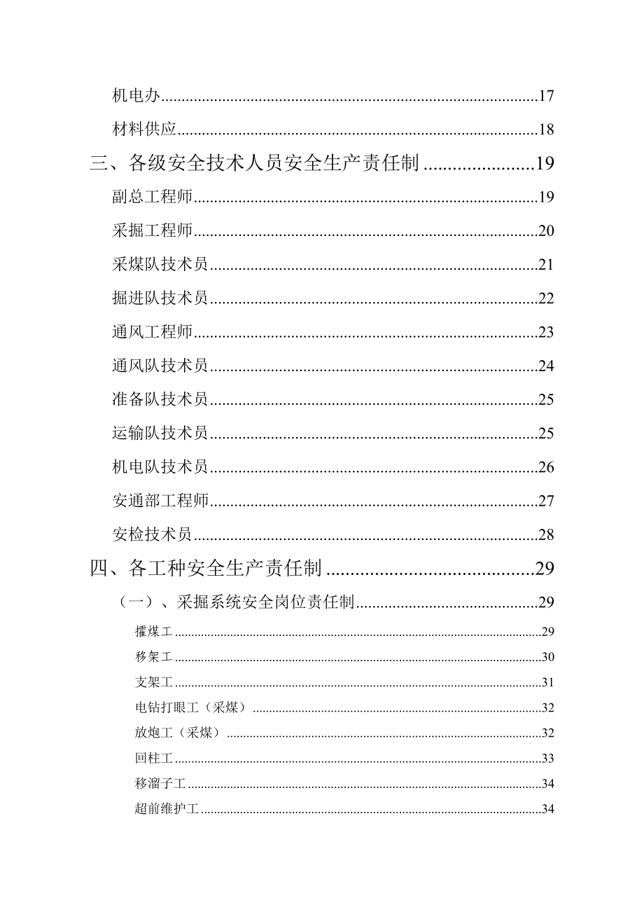 某某煤矿安全生产责任制汇编.doc_第3页