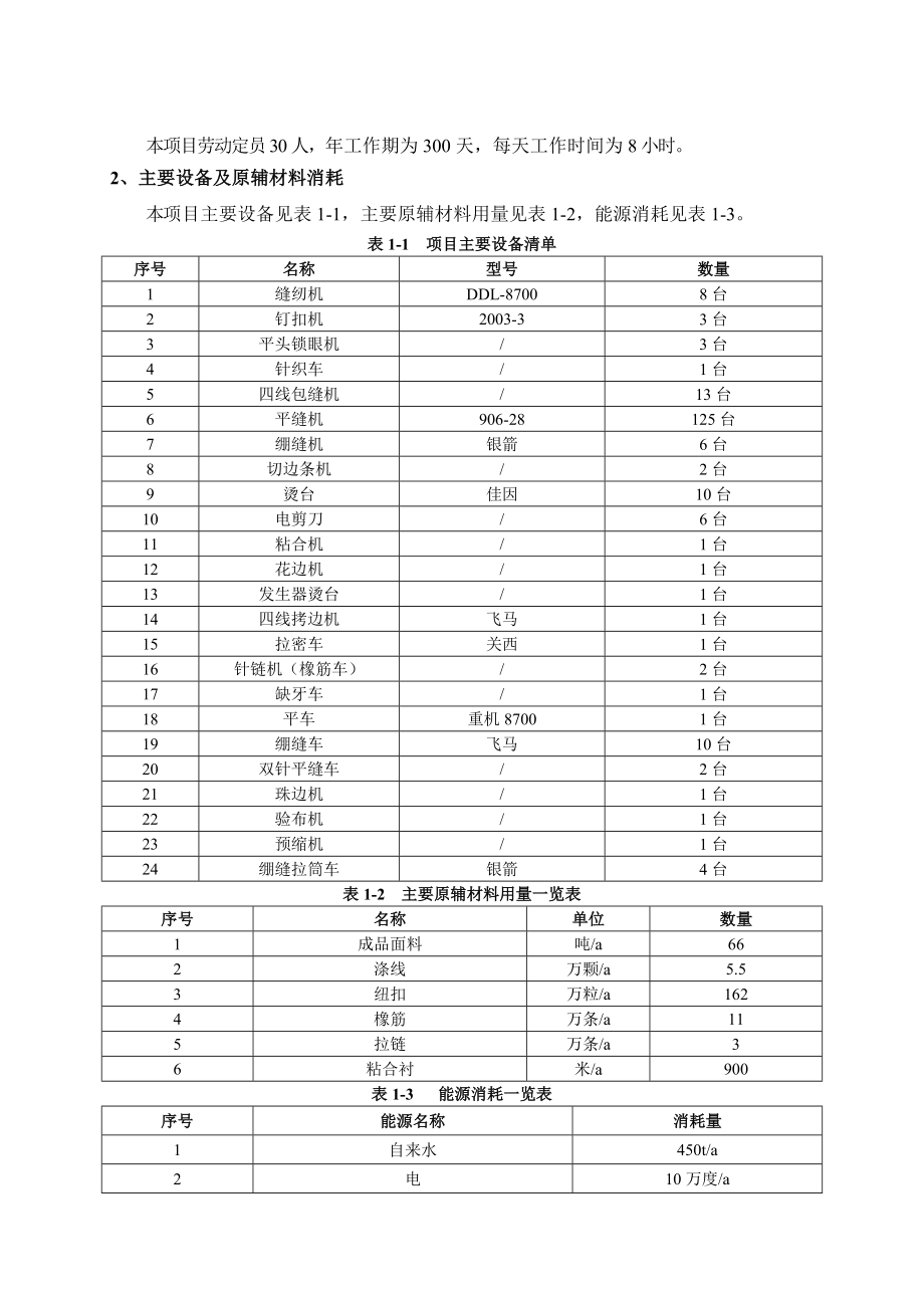 环境影响评价报告公示：产服装万件（套）生产线技改项目建设项目嵊州市三江街道剡兴路号浙江乐芙技术纺织品见附件嵊州环评报告.doc_第3页