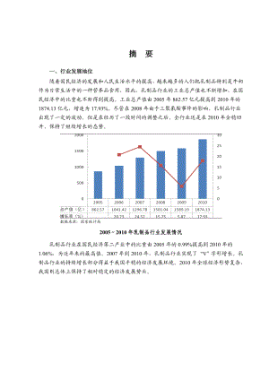 乳制品行业分析报告.doc