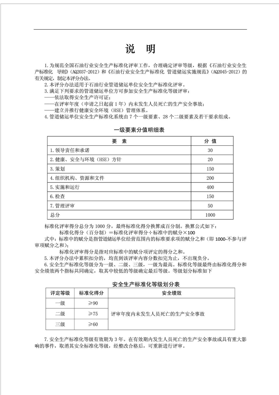 8《石油行业管道储运安全生产标准化评分办法》 .doc_第2页