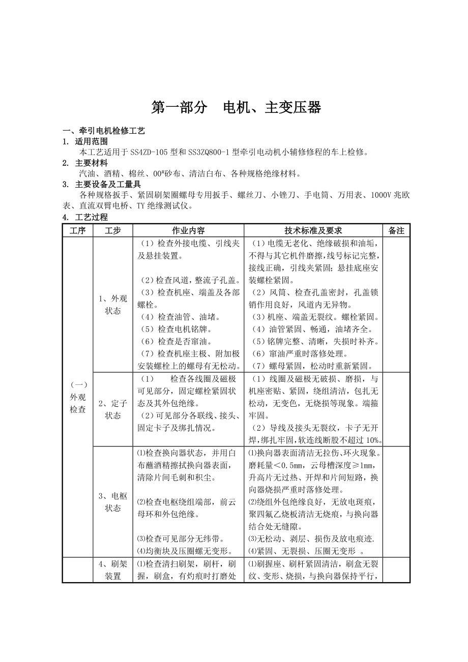 SS3、SS4型电力机小辅修检修工艺》(试行).doc_第3页