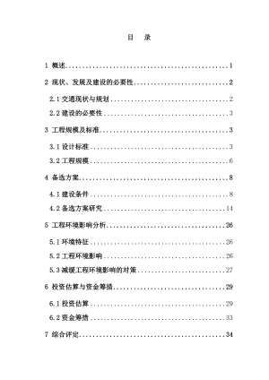 都江堰市金马河大桥建设项目可行性研究报告.doc