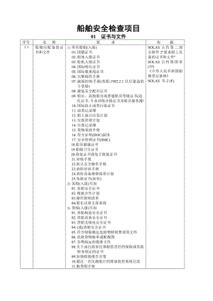 船舶安全检查项目版.doc