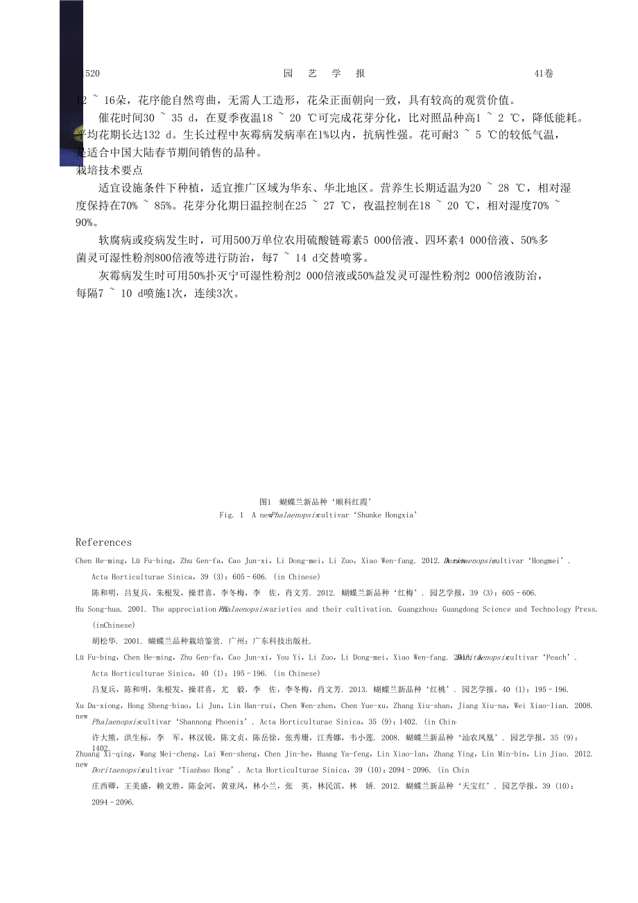 蝴蝶兰新品种顺科红霞.doc_第2页