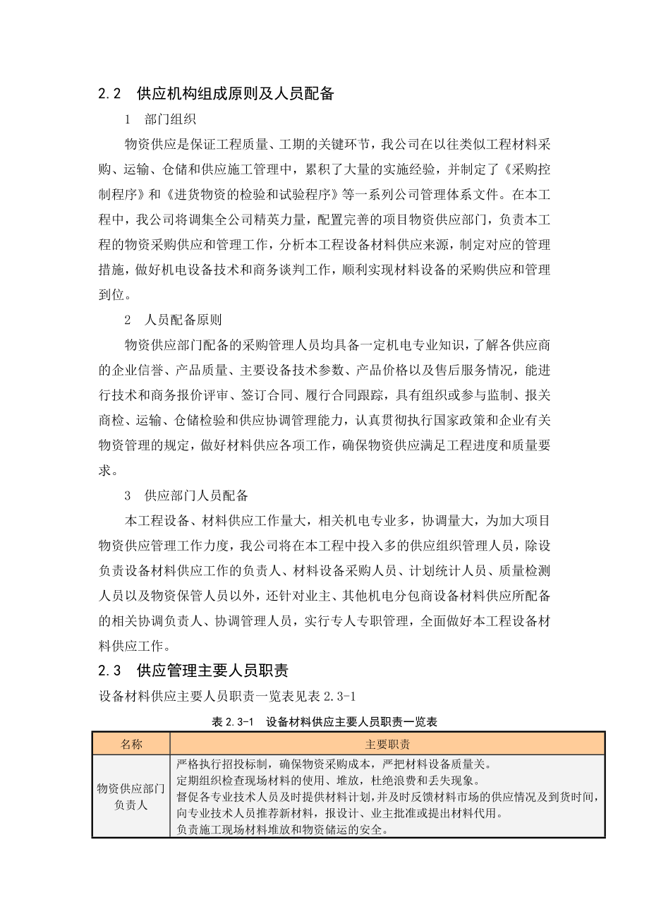 材料设备供应方案及管理措施.doc_第3页