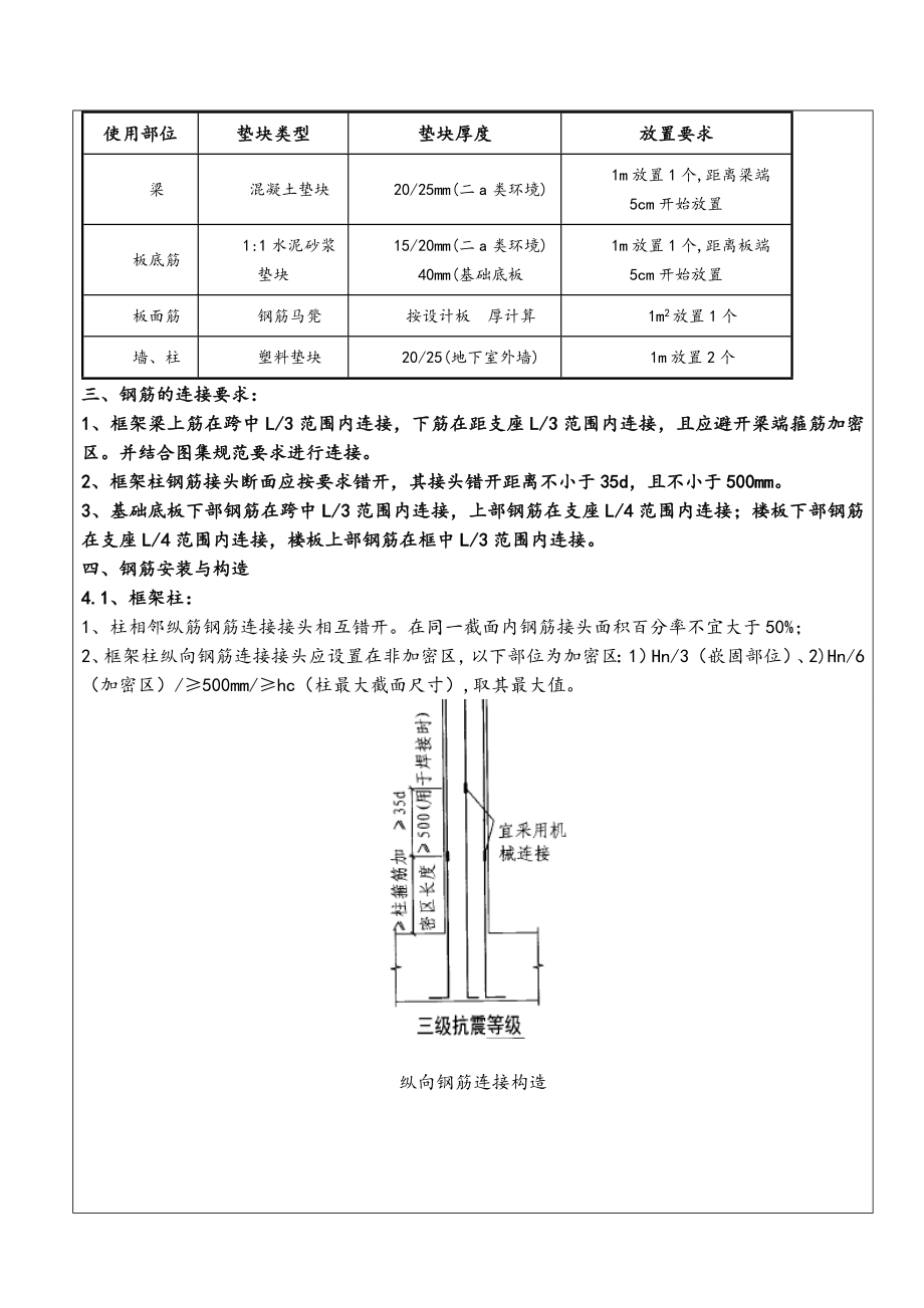 标准化厂房钢筋工程技术交底大全.doc_第2页