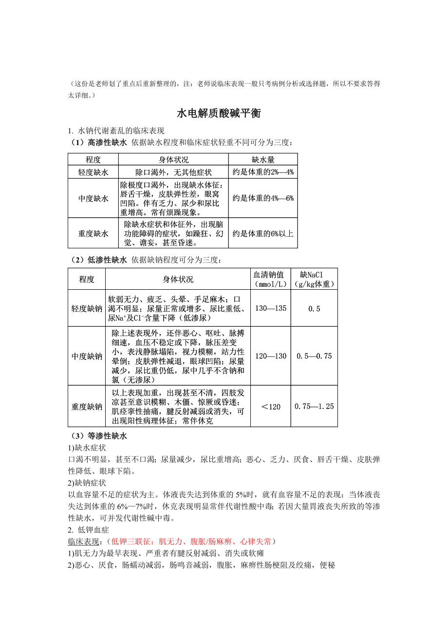 最新外科护理学重点(整理版).doc_第1页